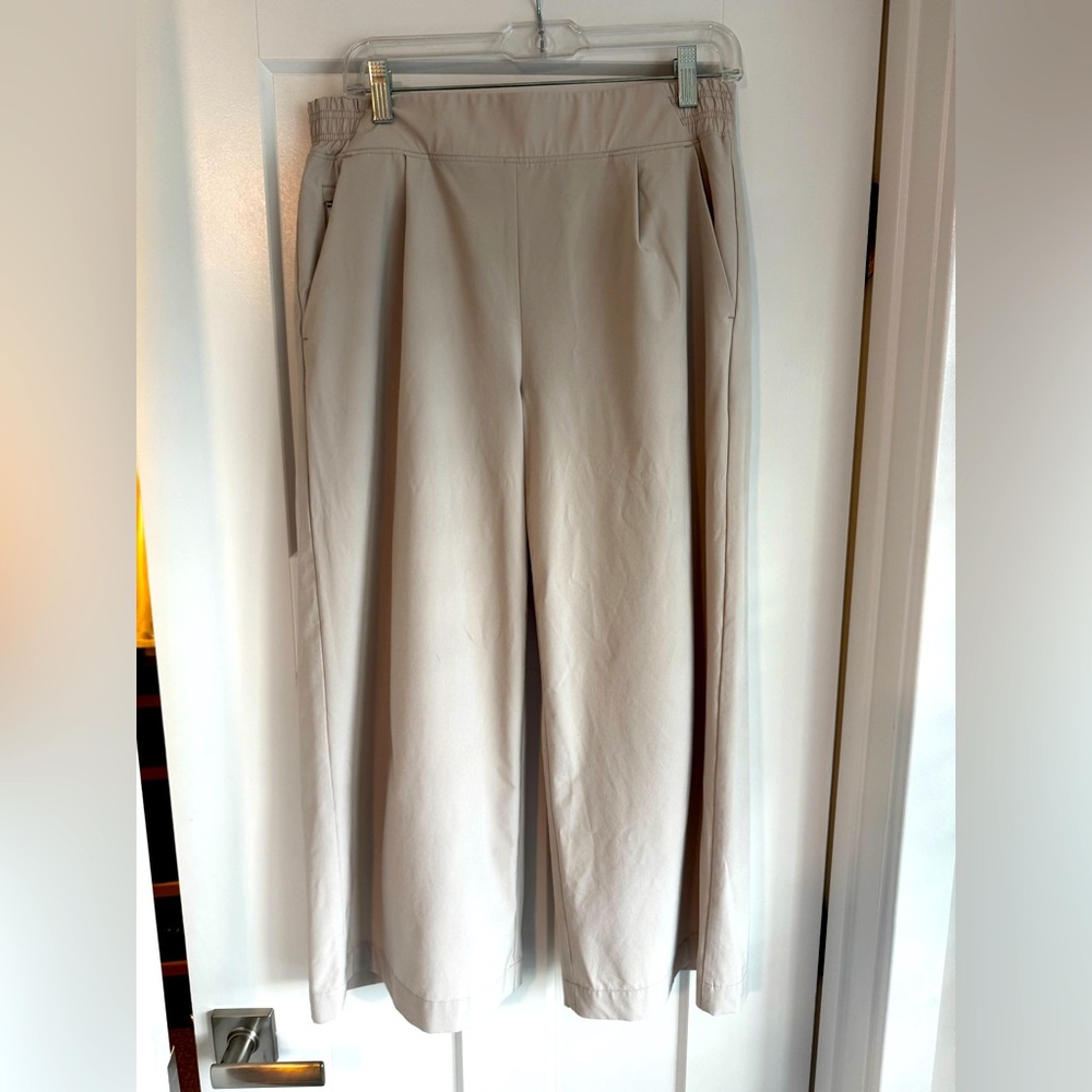 Athleta Light Stone Wide-Leg Crop Pants